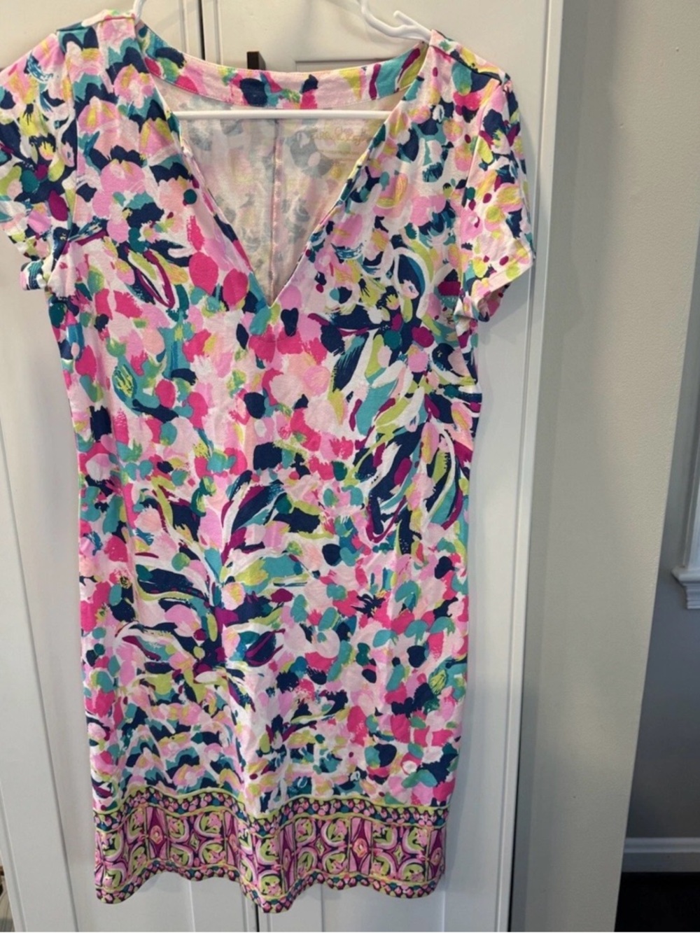 Lilly Pulitzer Sophiletta Dress Pina Colada Size Small EUC Hard To Find